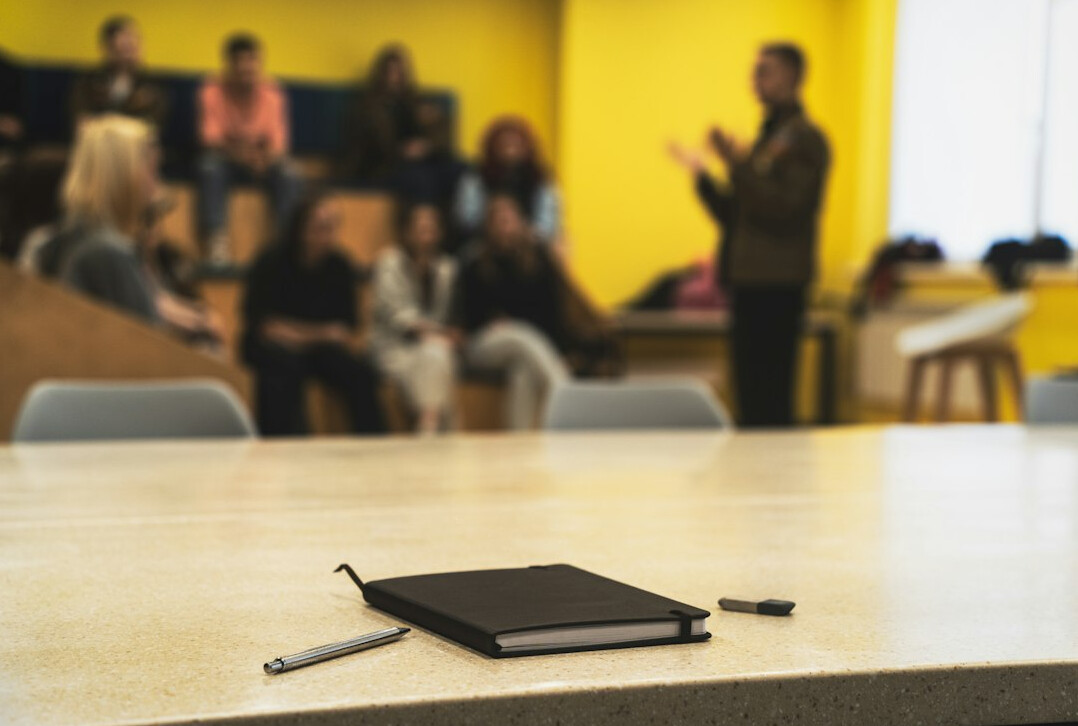 group discussion in classroom